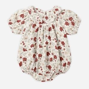 Rylee + Cru Holiday Floral Romper
